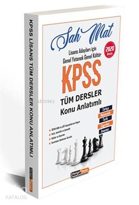 2020 KPSS Şah Mat Genel Yetenek Genel Kültür Tüm Dersler Konu Anlatımlı