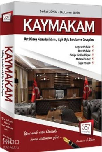 2017 Kaymakamlık Konu Anlatımlı Hazırlık Kitabı