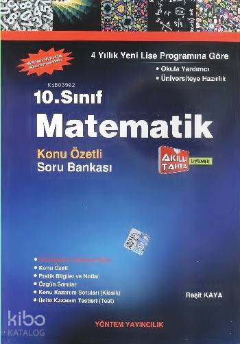 10. Sınıf Matematik Konu Özetli Soru Bankası