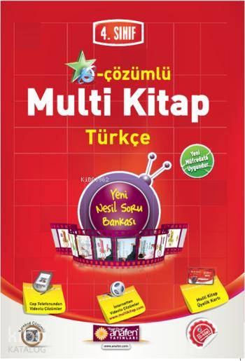 4.Sınıf E-Çözümlü Multi Kitap Türkçe