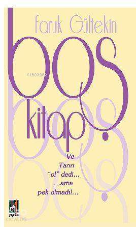  Boş Kitap | Faruk Gültekin | Onbir Yayınları | 9789944180313 | 