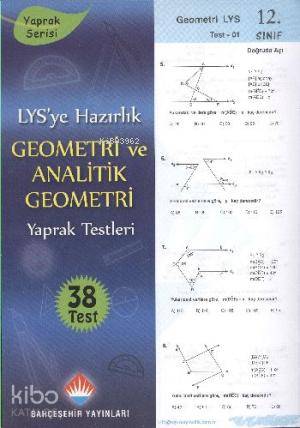 12.Sınıf YGS-LYS Geometri Yaprak Test