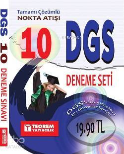 Dgs Nokta Atışı 10 Adet Çözümlü Fasikül Deneme Seti
