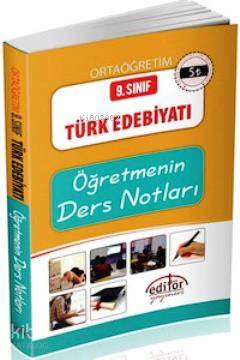 9. Sınıf Türk Edebiyatı Öğretmenin Ders Notları