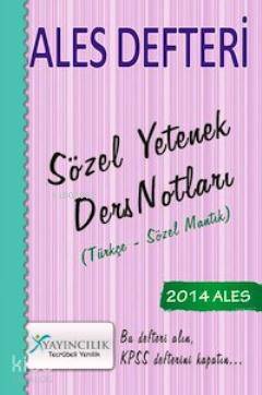 ALES Defteri Sözel Yetenek Ders Notları