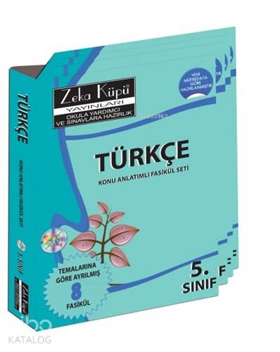 5. Sınıf Türkçe Konu Anlatımlı Soru Bankası; Temalarına Göre Ayrılmış 8 Fasikül