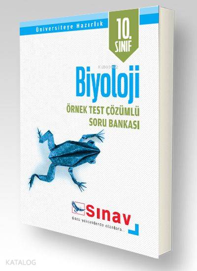  10 Sınıf Biyoloji Soru Bankası Örnek Test Çözümlü | 10 Sınıf Biyoloji Soru Bankası Örnek Test Çözümlü | Kolektif | Sınav Yayınları | 9786051232195 