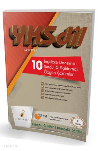 YKS Dil 10 İngilizce Deneme Sınavı Açıklamalı Özgün Çözümler