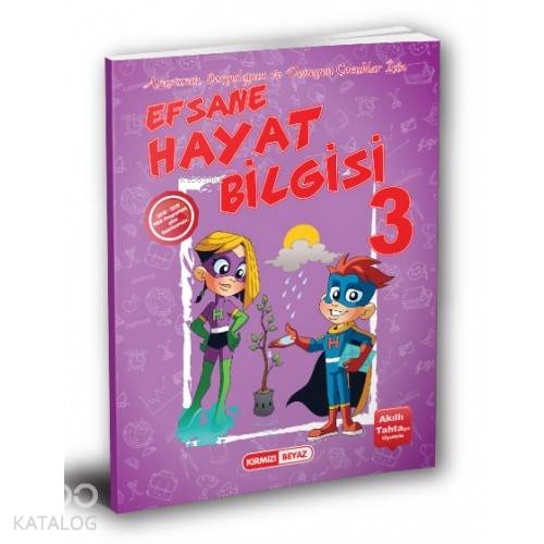 Kırmızı Beyaz Yayınları 3. Sınıf Efsane Hayat Bilgisi Kırmızı Beyaz 