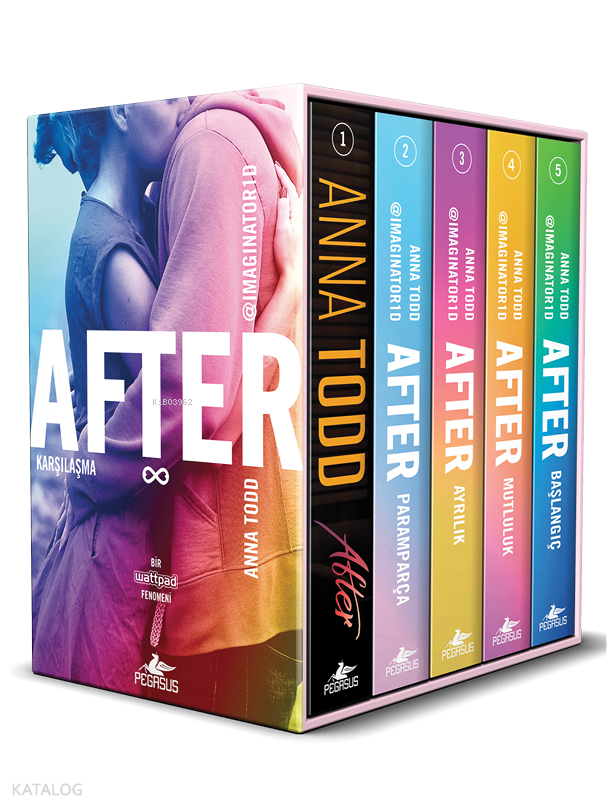  After Serisi Kutulu Özel Set (5 kitap) | Anna Todd | Selim YeniçeriUğur Emre YürükGülce Arman Bayrakçı | Pegasus Yayıncılık | 9786052994283 | 