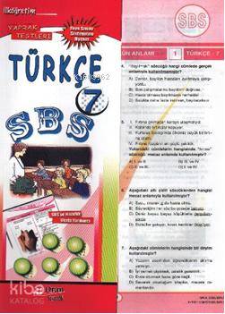 Sbs 7. Sınıf Türkçe Yaprak Testleri