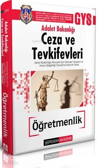 2018 Adalet Bakanlığı Ceza ve Tevkifevleri Öğretmenlik Hazırlık Kitabı