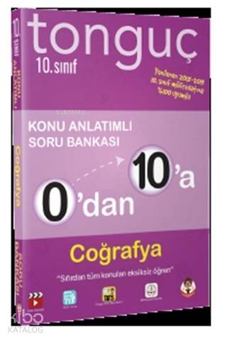 0'dan 10'a Coğrafya Konu Anlatımlı Soru Bankası; Coğrafya