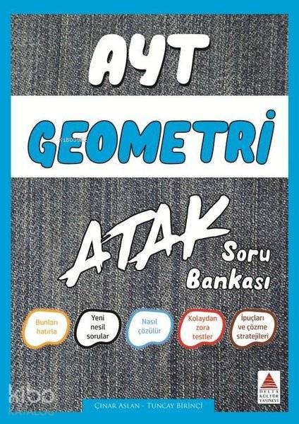 Delta Kültür Yayınları AYT Geometri Atak Soru Bankası Delta Kültür | Delta Kültür Yayınları AYT Geometri Atak Soru Bankası Delta Kültür | Çınar Aslan | Delta Kültür Yayınevi | 9786052267639 