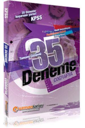 2014 KPSS Coğrafya 35 Deneme Sınavı (Tamamı Çözümlü)