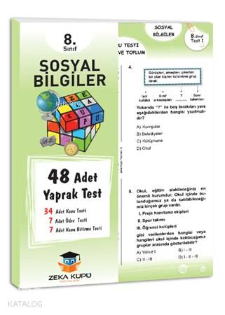 8. Sınıf T.C. İnkılap Tarihi ve Atatürkçülük Yaprak Test