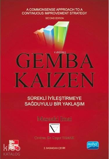  Gemba Kaizen (Ciltli) Sürekli İyileştirmeye Sağduyulu bir Yaklaşım | Gemba Kaizen (Ciltli) Sürekli İyileştirmeye Sağduyulu bir Yaklaşım | Mc Graw Hill | Oygur Yamak | Sevgi Pınar Özen | Nevzat Argun | Taliha Aslan | Alper Tok | Ahmet Aras Çiftçi | Masaaki Imai | Masaaki ImaiMc Graw Hill | Nobel Akademik Yayıncılık | 9786051338705 