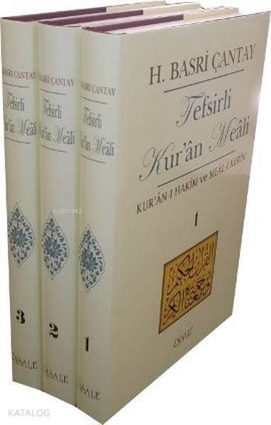  Tefsirli Kuran Meali (3 Cilt Takım) Kuranı Hakim ve Meali Kerim | HAZ M ALİ YEKTA SARAÇ | Hasan Basri Çantay | Pınar Sobacı | M Ali Yekta Saraç | Risale Yayınları | 9789756223208 | 
