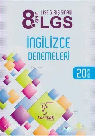 8. Sınıf LGS İngilizce Denemeleri; 20 Deneme
