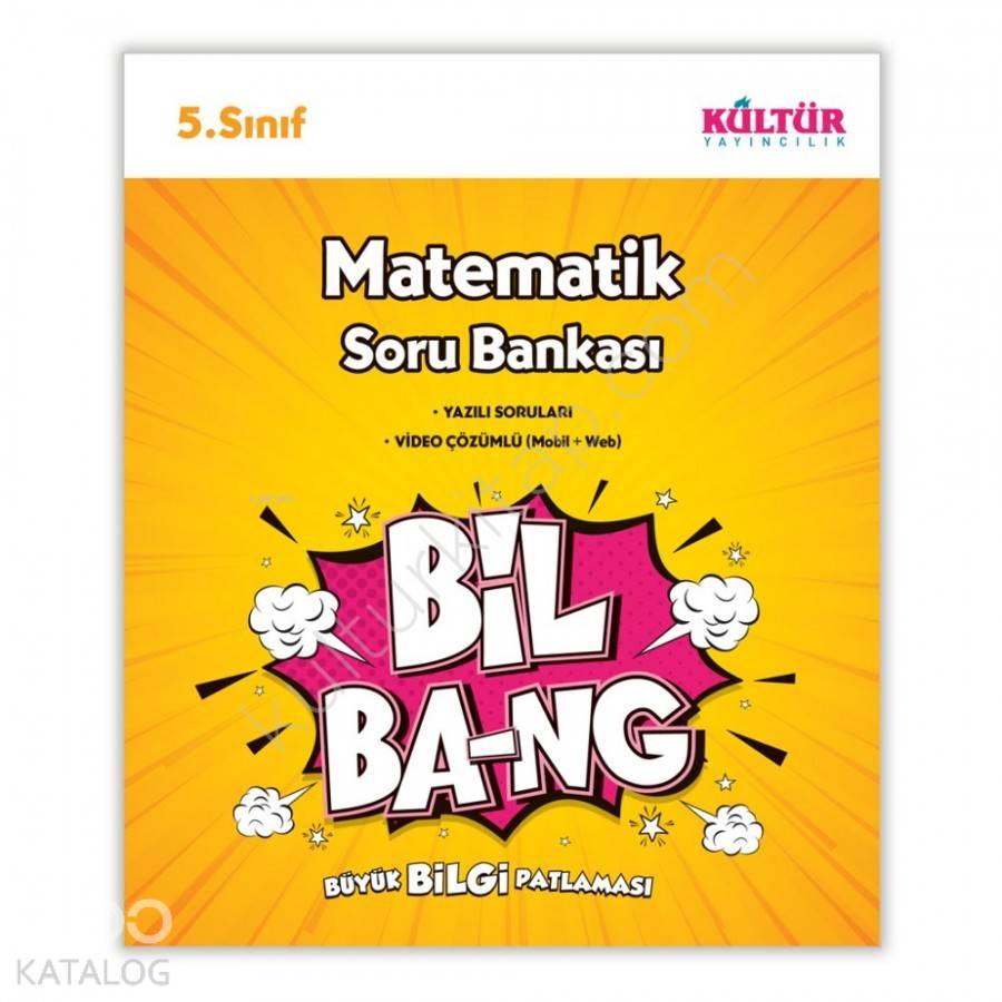 Kültür Yayınları 5. Sınıf Bil Bang Matematik Soru Bankası Kültür 