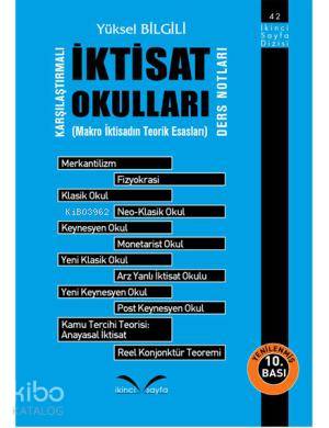 Karşılaştırmalı İktisat Okulları Ders Notları