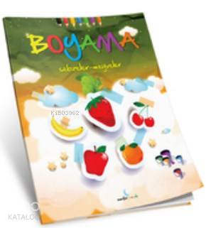  Boyama Serisi Sebzeler Meyveler | Kolektif | Ahıska Yayınevi | 9786058522718 | 