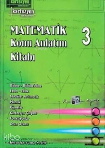 Kartezyen Konu Kavrama Serisi Matematik Konu Anlatım Kitabı 3