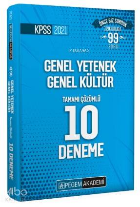 2021 KPSS Genel Yetenek Genel Kültür Tamamı Çözümlü 10 Deneme