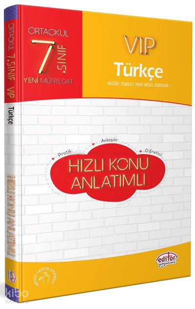 7. Sınıf VIP Türkçe Konu Anlatımlı
