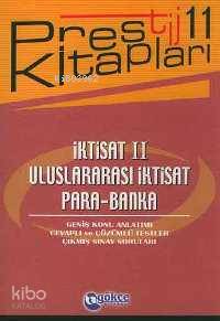 İktisat 2| Uluslararası İktisat Para-banka; Prestij Kitapları-11