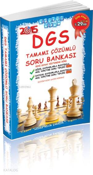 DGS Tamamı Çözümlü Soru Bankası; 2015