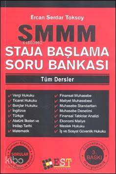  SMMM Staja Başlama Soru Bankası | Ercan Serdar Toksoy | Est Yayıncılık | 9786056600555 | 
