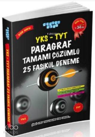 YKS TYT Paragraf Tamamı Çözümlü 25 Fasikül Deneme