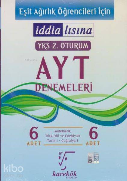 İddialısına AYT Eşit Ağırlık Denemeleri