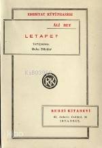  Letafet | Letafet | Ali Bey | Remzi Kitabevi | 9789751492234 