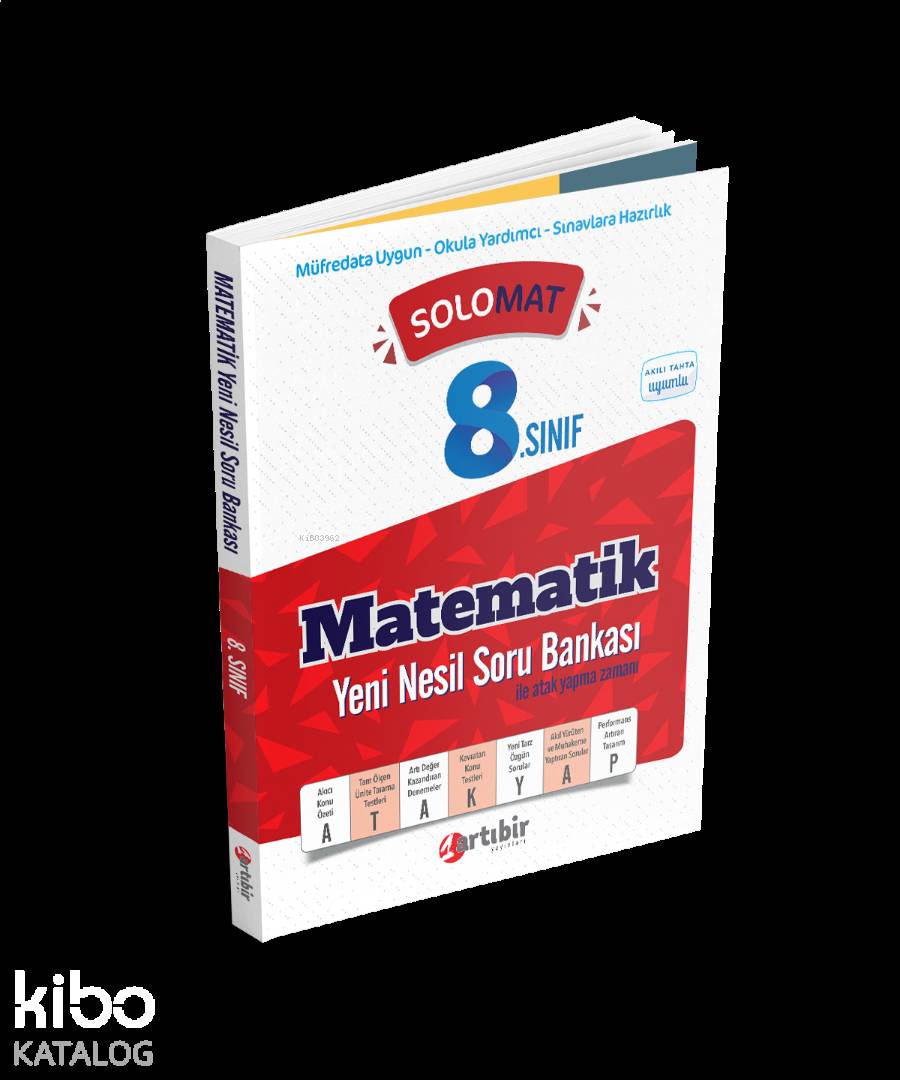 Artıbir Yayınları 8. Sınıf LGS Matematik SoloMat Yeni Nesil Soru Bankası Artıbir 