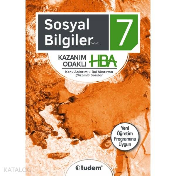 Tudem 7.Sınıf Sosyal Bilgiler Kazanım Odaklı HBA