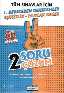1.Dereceden Denklemler Eşitsizlik-Mutlak Değer 2 Soru 2 Çözüm