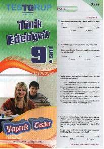 9. Sınıf| Türk Edebiyatı; Yaprak Testler
