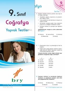 9. Sınıf Coğrafya Yaprak Testler