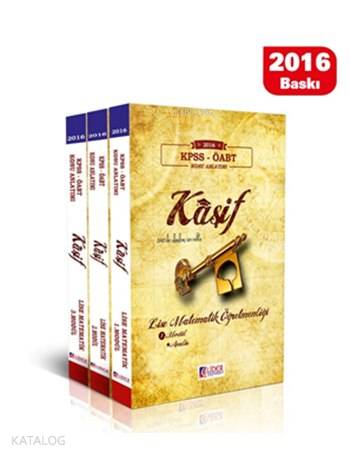 2016 ÖABT Lise Matematik Öğretmenliği 3'lü Modüler; Konu Anlatımı
