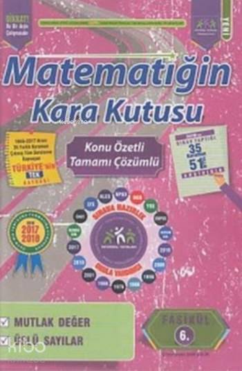 Matematiğin Kara Kutusu Konu Özetli Tamamı Çözümlü 6. Fasikül
