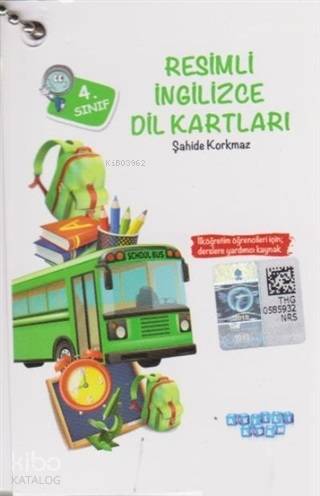 4. Sınıf Resimli İngilizce Dil Kartları