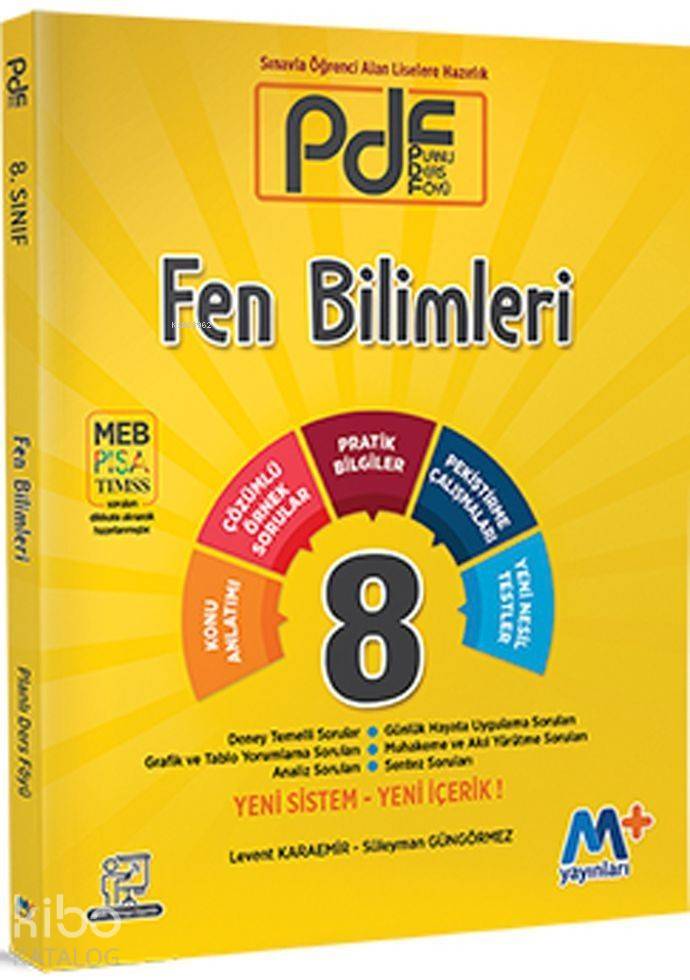 Martı Yayınları 8. Sınıf LGS Fen Bilimleri PDF Planlı Ders Föyü Martı 