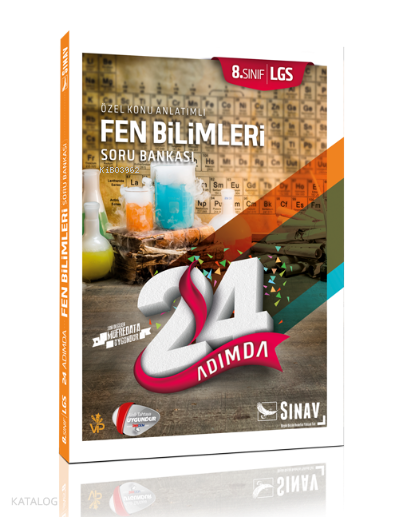 Sınav 8. Sınıf LGS Fen Bilimleri 24 Adımda Özel Konu Anlatımlı Soru Bankası