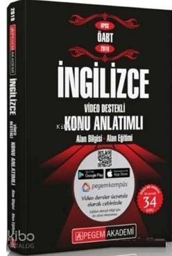 2019 ÖABT İngilizce Video Destekli Konu Anlatımlı Alan Bilgisi Alan Eğitimi