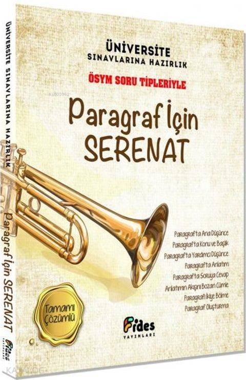 Fides Yayınları ÖSYM Soru Tipleriyle Paragraf İçin Serenat Fides 