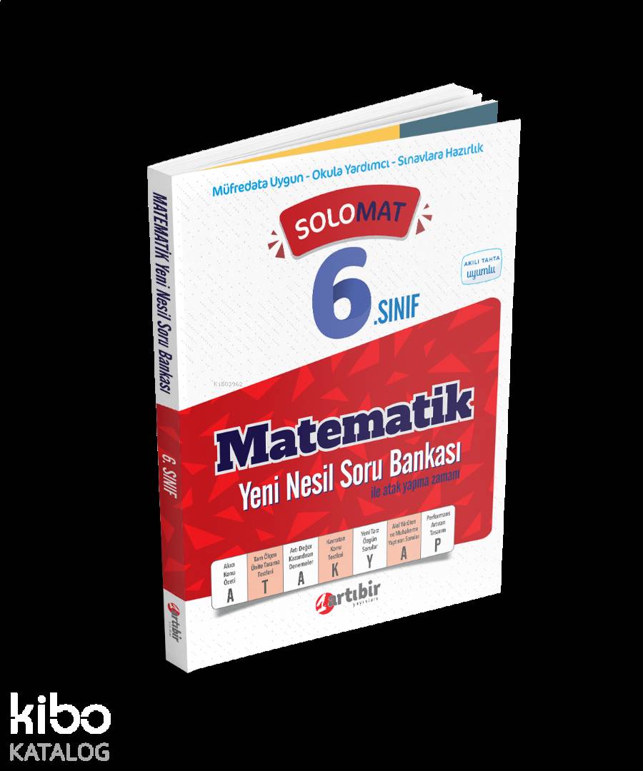 Artıbir Yayınları 6. Sınıf Matematik SoloMat Yeni Nesil Soru Bankası Artıbir 