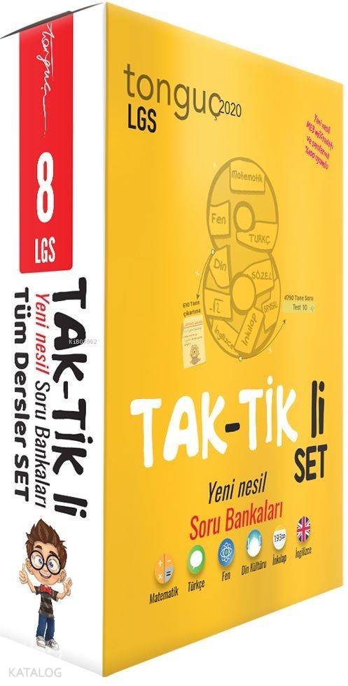 Tonguç Yayınları 8. Sınıf LGS Taktikli Tüm Dersler Soru Bankası Seti Tonguç