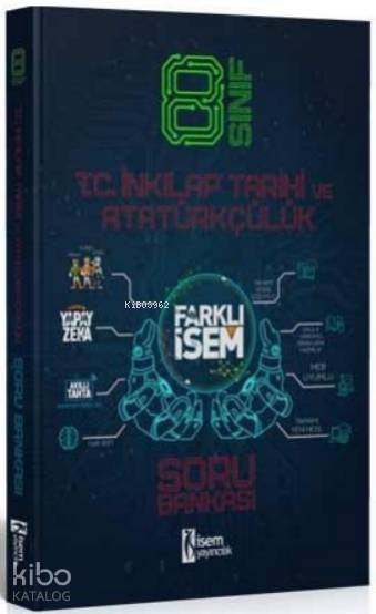 İsem 2021 8.Sınıf Farklı İsem İnkılap Tarihi ve Atatürkçülük Soru Bankası